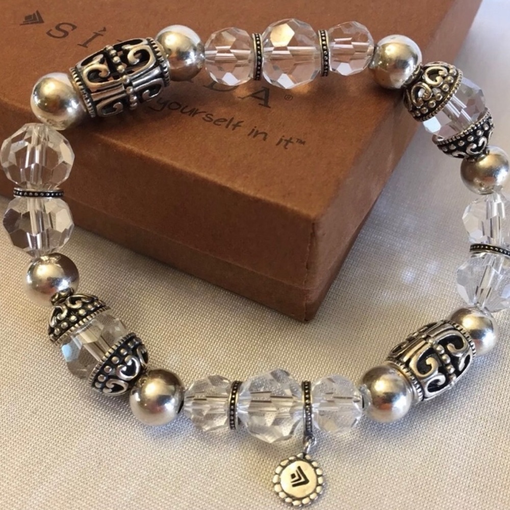 Silpada Glass Bead Sterling Silver Bracelet B2413 - Picture 13 of 15